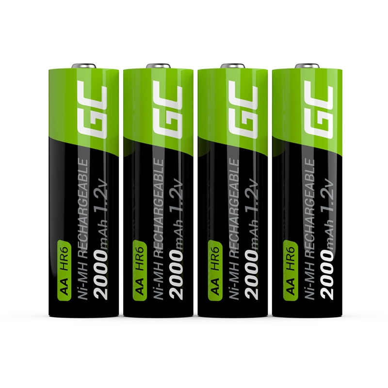 Green Cell - 4x Akumulator AA HR6 2000mAh