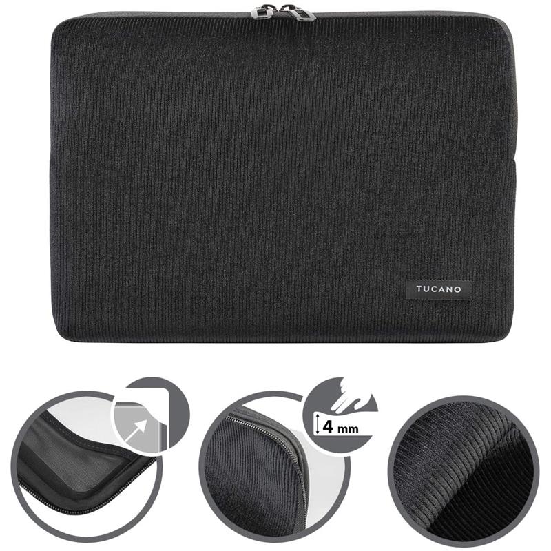 Tucano Velluto - Pokrowiec MacBook Pro 16" / Laptop 15.6” (niebieski)