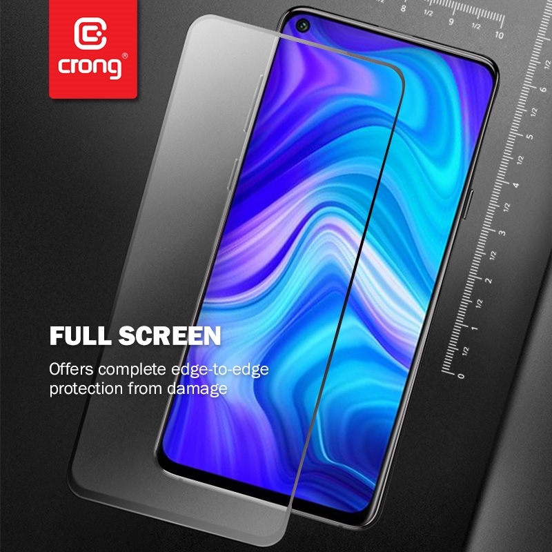 Crong 7D Nano Flexible Glass – Niepękające szkło hybrydowe 9H na cały ekran Xiaomi Mi 11 Lite 5G