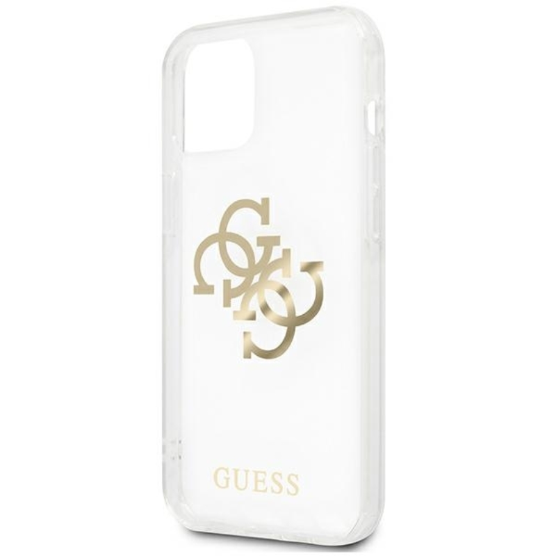 Guess 4G Big Logo Charm Gold- Etui iPhone 13 mini (złoty charms)