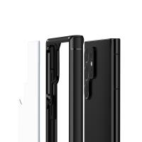 Crong Hybrid Clear Cover - Etui Samsung Galaxy S22 Ultra (czarny)