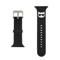 Karl Lagerfeld Silicone Choupette Head – Pasek do Apple Watch 42/44/45 mm (czarny)