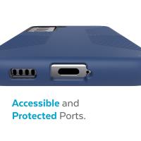 Speck Presidio2 Grip - Etui Samsung Galaxy S22+ z powłoką MICROBAN (Coastal Blue/Black)
