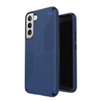 Speck Presidio2 Grip - Etui Samsung Galaxy S22+ z powłoką MICROBAN (Coastal Blue/Black)