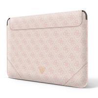 Guess 4G Uptown Triangle Logo Sleeve - Etui na notebooka 13" / 14" (różowy)