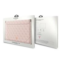 Guess 4G Uptown Triangle Logo Sleeve - Etui na notebooka 13" / 14" (różowy)