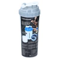 Dunlop - Butelka sportowa shaker z wygodnym zamykaniem 550 ml (szary) Dunlop - Butelka sportowa shaker z wygodnym zamykaniem 550 ml (szary)