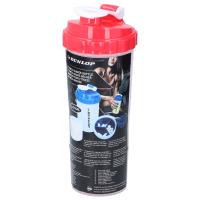 Dunlop - Butelka sportowa shaker z wygodnym zamykaniem 550 ml (czerwony) Dunlop - Butelka sportowa shaker z wygodnym zamykaniem 550 ml (czerwony)