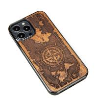 Bewood Róża Wiatrów Merbau - Etui do iPhone 13 Pro Max