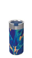 Quokka Boost Coffee Tumbler - Kubek termiczny ze stali nierdzewnej z zaparzaczem 400 ml (Blue Jungle)