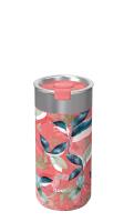 Quokka Boost Coffee Tumbler - Kubek termiczny ze stali nierdzewnej z zaparzaczem 400 ml (Exotic Pink)