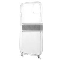 Guess 4G Silver Stripe Crossbody - Etui iPhone 13 mini