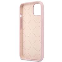 Guess Silicone Triangle Logo - Etui iPhone 13 (liliowy)