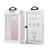 Guess Silicone Triangle Logo - Etui iPhone 13 Pro Max (liliowy)