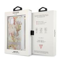 Guess Flower Cord - Etui ze smyczką iPhone 13 Mini (Purple)