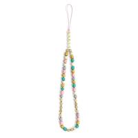 Guess Phone Strap Beads Heishi - Zawieszka do telefonu 25 cm (Flower Pink)