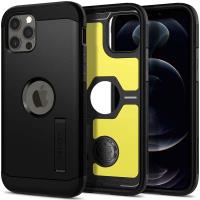 Spigen Tough Armor - Etui do iPhone 12 / iPhone 12 Pro (Czarny) Spigen Tough Armor - Etui do iPhone 12 / iPhone 12 Pro (Czarny)