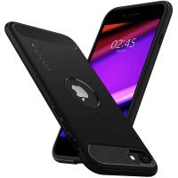 Spigen Rugged Armor - Etui do iPhone SE 2022 / SE 2020 / 8 / 7 (Czarny) Spigen Rugged Armor - Etui do iPhone SE 2022 / SE 2020 / 8 / 7 (Czarny)