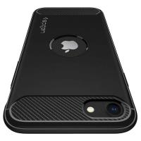 Spigen Rugged Armor - Etui do iPhone SE 2022 / SE 2020 / 8 / 7 (Czarny)