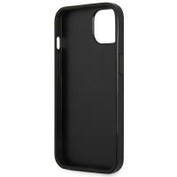 Guess Saffiano Triangle Logo Case – Etui iPhone 13 (srebrny)