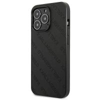 Karl Lagerfeld Perforated Allover - Etui iPhone 13 Pro Max (czarny)