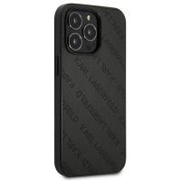 Karl Lagerfeld Perforated Allover - Etui iPhone 13 Pro Max (czarny)
