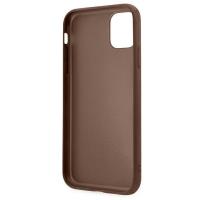 Guess 4G Metal Gold Logo – Etui iPhone 11 (brązowy)