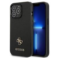 Guess Saffiano 4G Small Metal Logo – Etui iPhone 13 Pro (czarny) Guess Saffiano 4G Small Metal Logo – Etui iPhone 13 Pro (czarny)