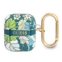 Guess Flower - Etui Airpods 1/2 gen (Green)