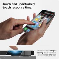 Spigen Glas.TR EZ Fit - Szkło hartowane do Apple iPhone 16e / iPhone 14 / iPhone 13 / iPhone 13 Pro