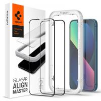 Spigen Alm Glass FC 2-Pack - Szkło hartowane do iPhone 16e / iPhone 14 / iPhone 13 / iPhone 13 Pro 2 szt (Czarna ramka) Spigen Alm Glass FC 2-Pack - Szkło hartowane do iPhone 16e / iPhone 14 / iPhone 13 / iPhone 13 Pro 2 szt (Czarna ramka)