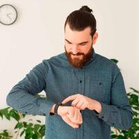 Spigen Fit Lite Band - Pasek do Samsung Galaxy Watch 4 / 5 / 5 Pro / 6 (Czarny)