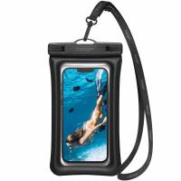 Spigen A610 Universal Waterproof Float Case - Etui do smartfonów do 6.9" (czarny)