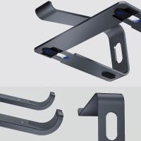 Crong AluBench – Aluminiowa podstawka do laptopa (grafitowy)