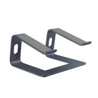 Crong AluBench – Aluminiowa podstawka do laptopa (grafitowy)
