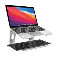 Crong AluBench – Aluminiowa podstawka do laptopa (srebrny)