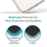 Speck Presidio Perfect-Clear + MagSafe - Etui iPhone 14 / iPhone 13 z powłoką MICROBAN (Clear)