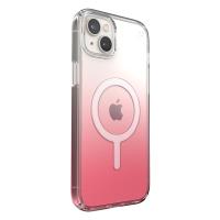 Speck Presidio Perfect-Clear + Ombre + MagSafe - Etui iPhone 15 Plus / 14 Plus z powłoką MICROBAN (Clear / Vintage Rose Fade)