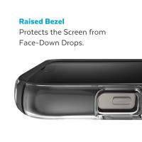 Speck Presidio Perfect-Clear with Impact Geometry - Etui iPhone 15 Plus / 14 Plus z powłoką MICROBAN (Clear / Black)