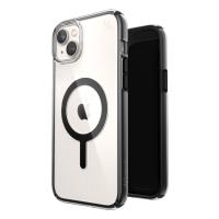 Speck Presidio Perfect-Clear with Impact Geometry + MagSafe - Etui iPhone 15 Plus / 14 Plus z powłoką MICROBAN (Clear / Black) Speck Presidio Perfect-Clear with Impact Geometry + MagSafe - Etui iPhone 15 Plus / 14 Plus z powłoką MICROBAN (Clear / Black)