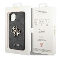 Guess 4G Big Metal Logo - Etui iPhone 14 (szary)