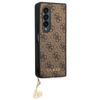 Guess 4G Charms Collection - Etui do Samsung Galaxy Z Fold 4 (brązowy)