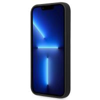 BMW Liquid Silicone Case Metal Logo – Etui iPhone 14 Pro Max (Czarny)