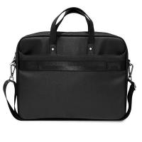 Guess Saffiano Triangle Logo Computer Bag – Torba na notebooka 16” (czarny)