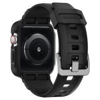 Spigen Rugged Armor Pro Case – Pasek z obudową do Apple Watch 44 / 45 mm (Czarny)