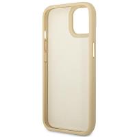 Guess Croco Collection – Etui iPhone 14 Plus (złoty)