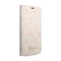 Guess 4G Metal Camera Outline Booktype Case - Etui iPhone 14 Pro (różowy)