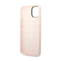 Guess Silicone Triangle Logo - Etui iPhone 14 (różowy)