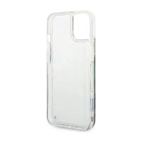 Guess Liquid Glitter Flower – Etui iPhone 14 (niebieski)