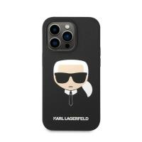 Karl Lagerfeld Silicone Ikonik Karl`s Head MagSafe - Etui iPhone 14 Pro (czarny)